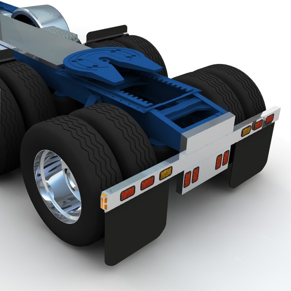 3d freightliner argosy long frame - Freightliner Argosy long frame by bansheewoj